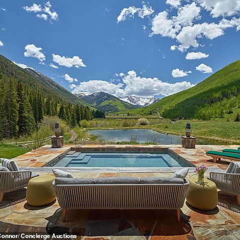 A natural haven, the retreat has numerous spa facilities and places to take a soak surrounded by the natural beauty of the mountains - Daily Mail US