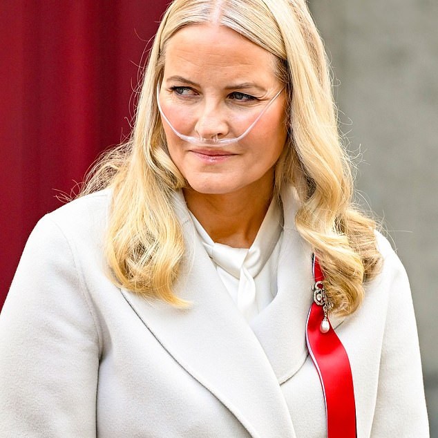 Crown Princess Mette-Marit of Norway's health has deteriorated - and she is on the lung transplant list (pictured in May) - Daily Mail US