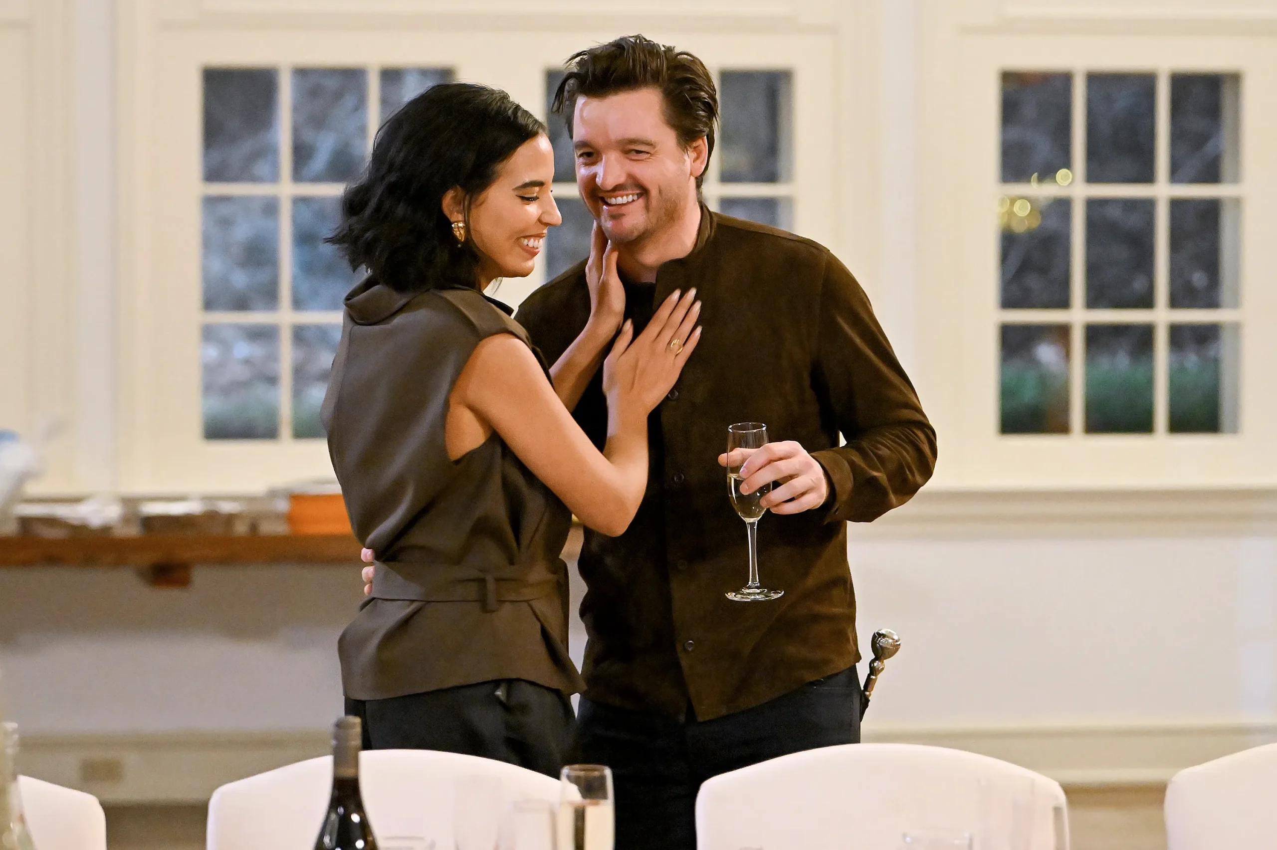 Danielle Olivera and Eoin Heavey smiling together on Bravo's "In The City."