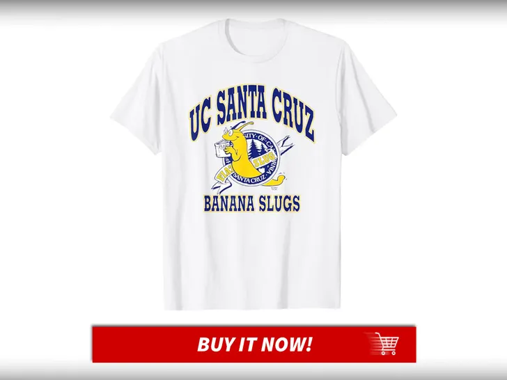 UC Santa Cruz Banana Slugs T-shirt like Jimmy's in Pulp Fiction
