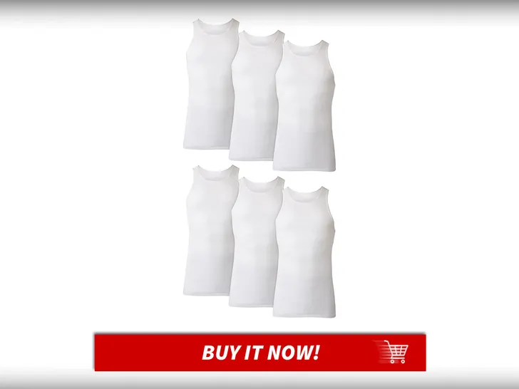 Ribbed white tank in the Donny Donowitz Inglourious Basterds vein
