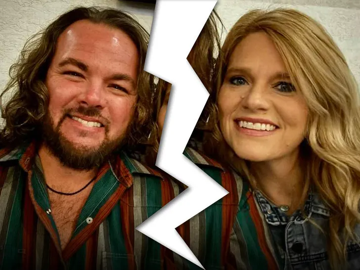 Split image of Josh and Kendra Sanders highlighting their separation.