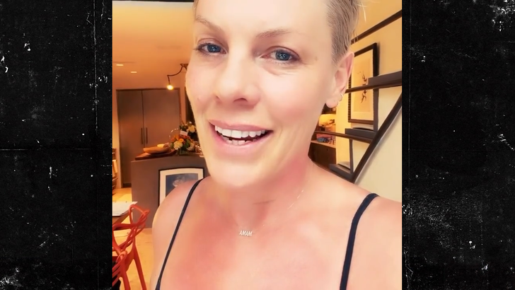 Pink in a close-up from an earlier 2026 appearance